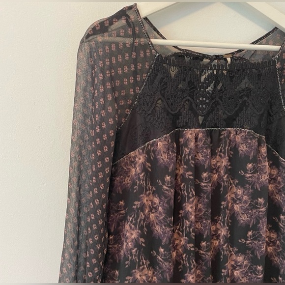 Free People Elsie Midnight Garden Dress - Picture 4 of 12